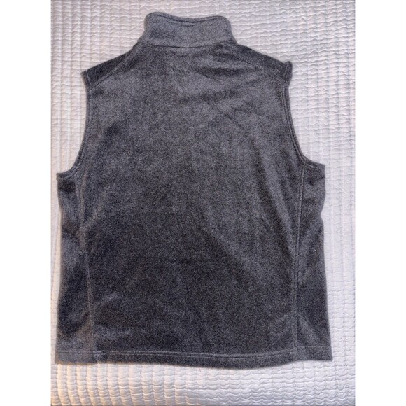 Columbia Vest Mens XL Gray Fleece Jacket Sweater Full Zip Pockets Logo - Picture 5 of 5